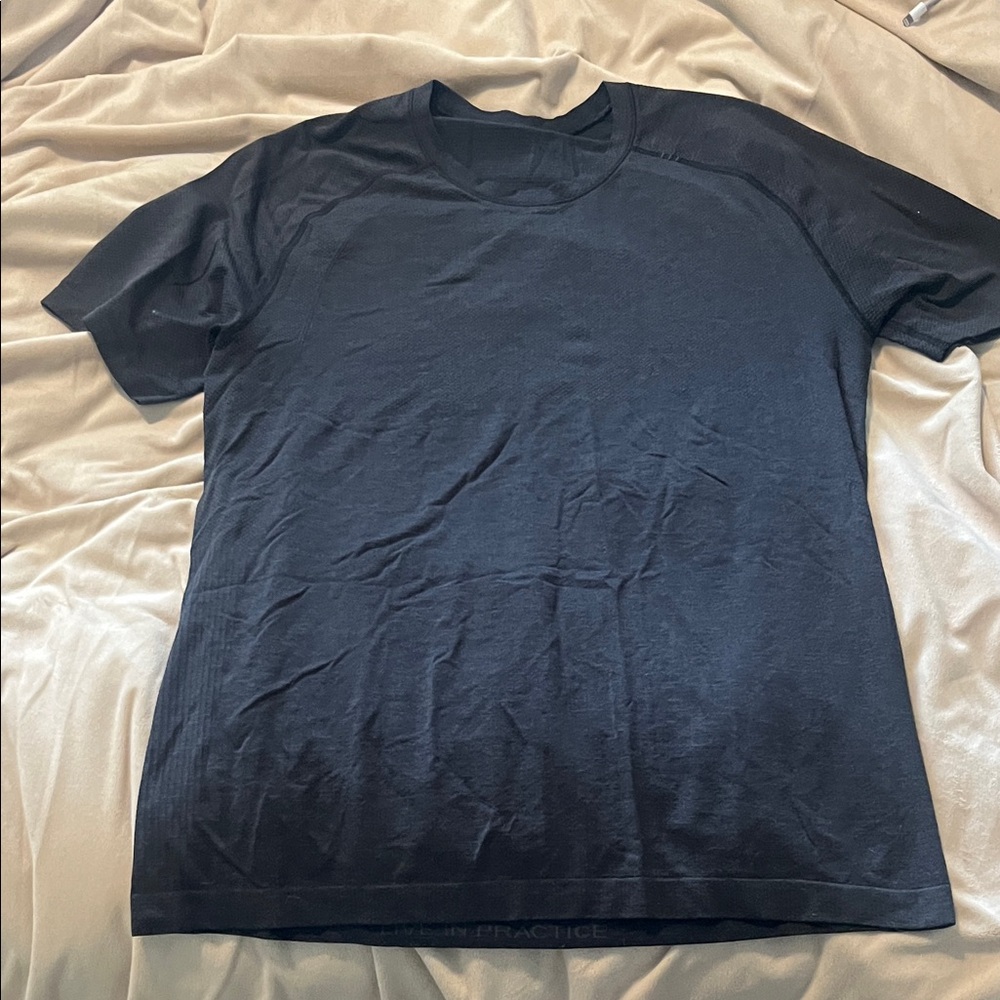 lululemon athletica Dark Blue Short Sleeve Tee